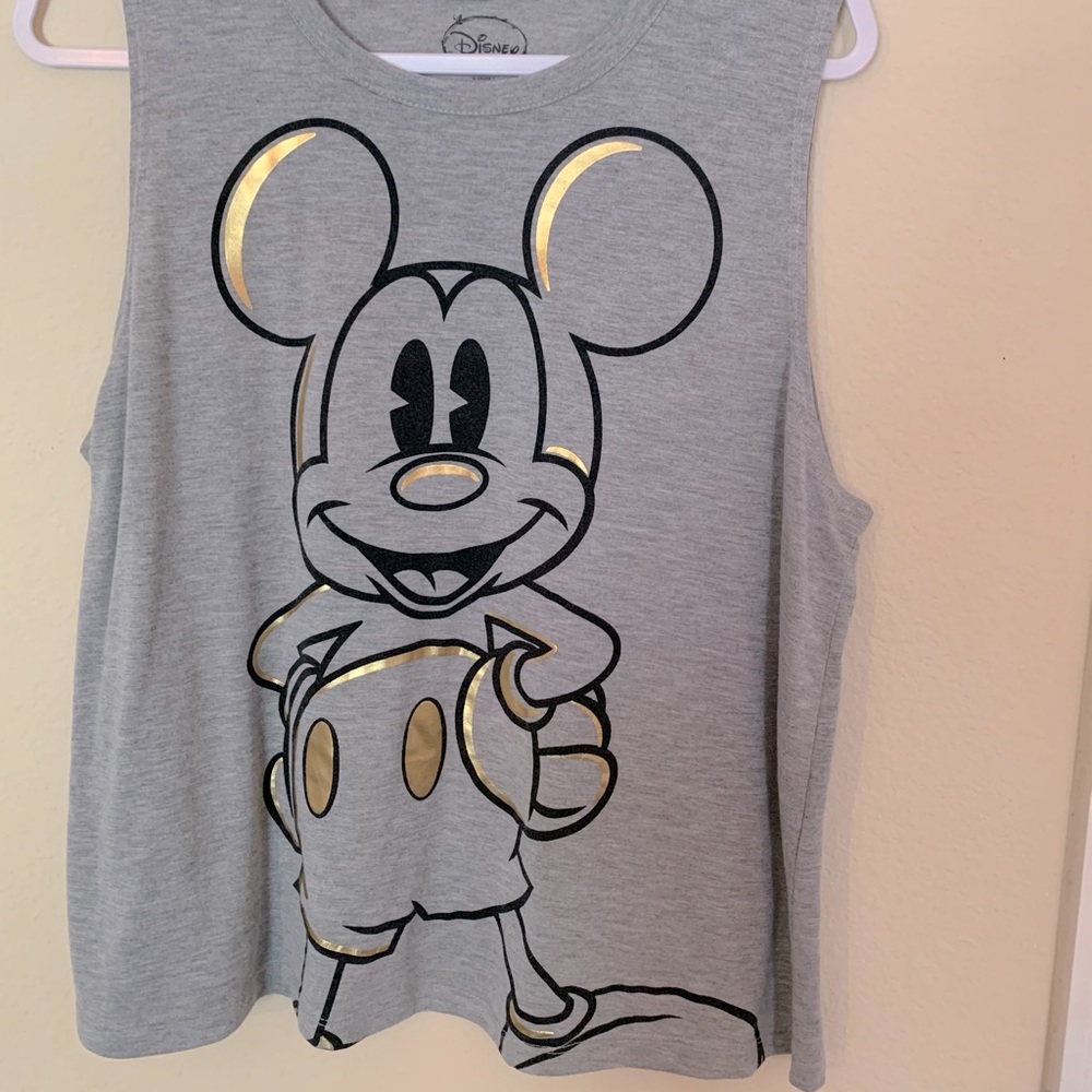 NWOT ✨ Disney Parks Mickey Mouse Grey Tank